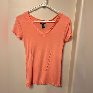 Light pink, v-neck